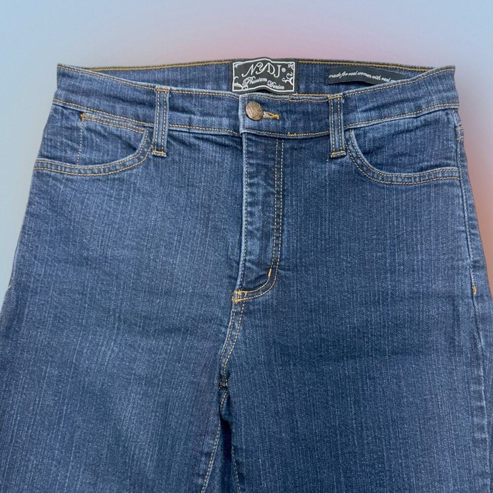 NYDJ Women’s 4 Straight Leg Blue Jeans